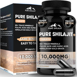 Pure Shilajit – bocal de capsules, soutien énergétique potentiel.