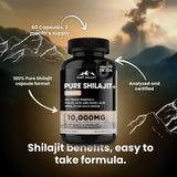 Pure Shilajit – dosage quotidien, prise pratique et simple.