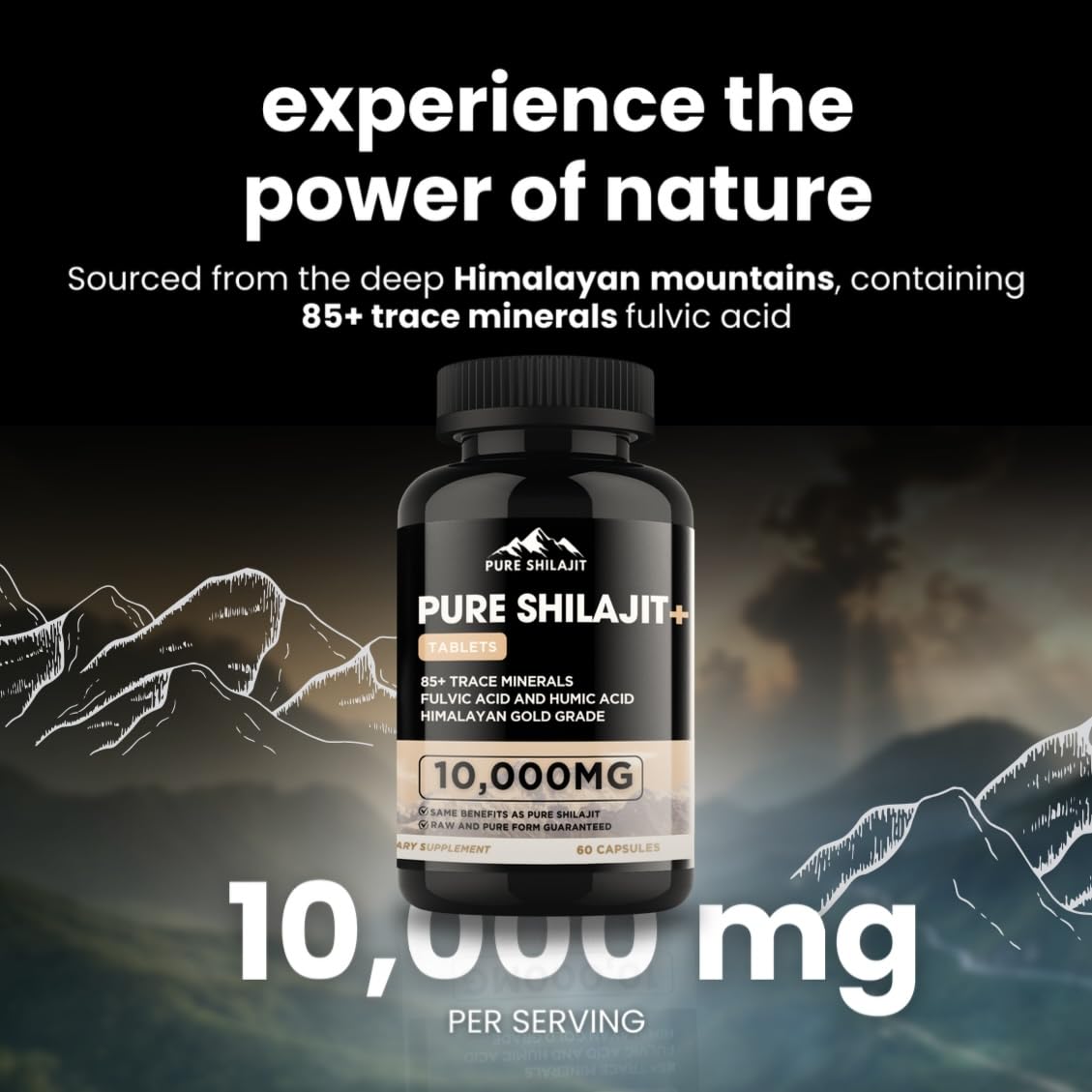 Pure Shilajit – utilisation matinale, boost léger et facile.