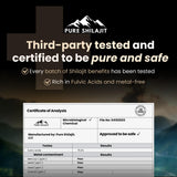 Pure Shilajit – origine himalayenne, résine naturelle riche en minéraux.