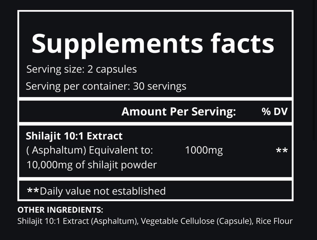 Pure Shilajit – emballage recyclable, choix écoresponsable.