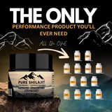 Verre-dose Pure Shilajit, concentration élevée et facile à mélanger.