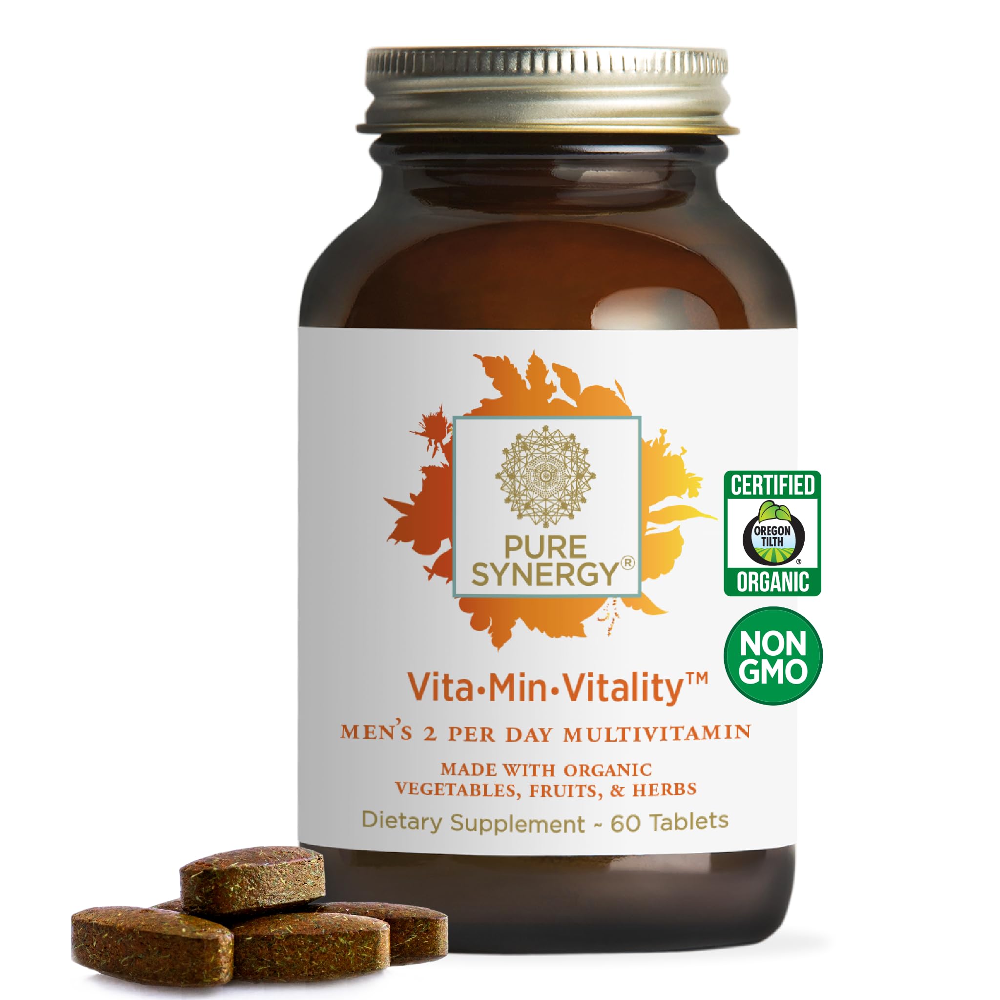 Pure Synergy Bouteille Vitalité, flacon visible pour énergie naturelle et routine quotidienne.