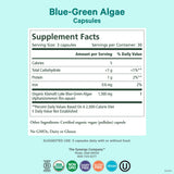 PURE SYNERGY: Capsule d algue bleu-verte prête à l emploi pour clarté mentale