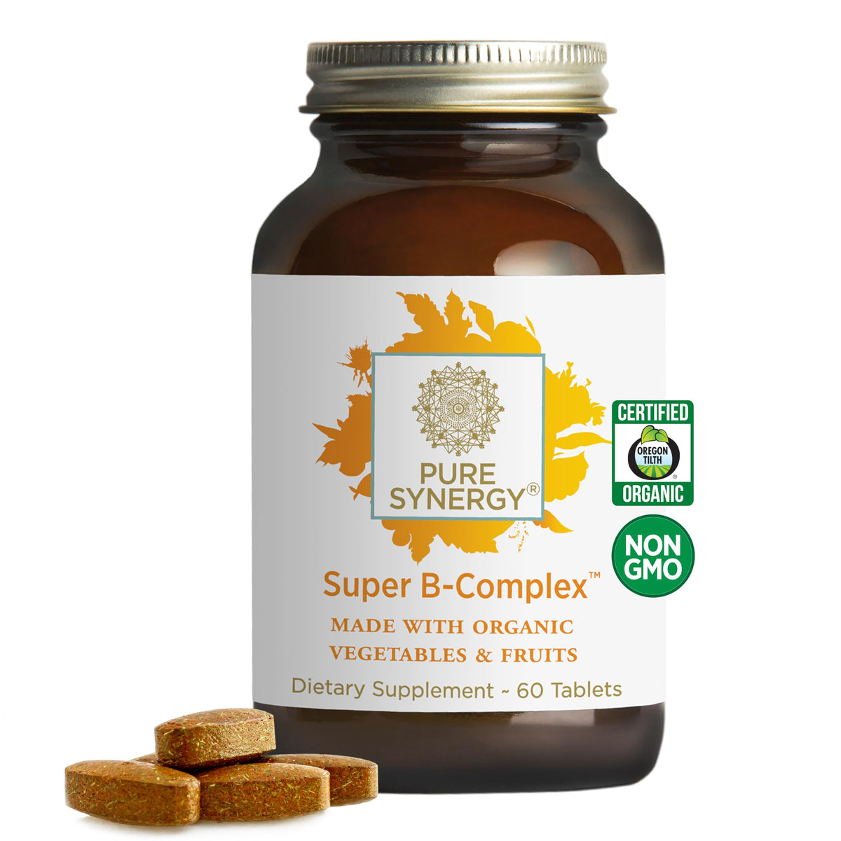 Pure Synergy Complexe B boîte 60 tablettes énergie potentielle