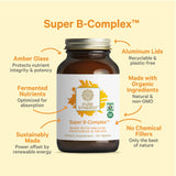 Étiquette biologique végan pour Pure Synergy Complexe B