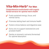 Pure Synergy Vita-Min-Herb : Mélange adaptogène botanique pour soutien quotidien