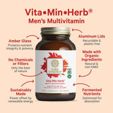 Pure Synergy Vita-Min-Herb : Ingrédients biologiques et non-OGM pour hommes