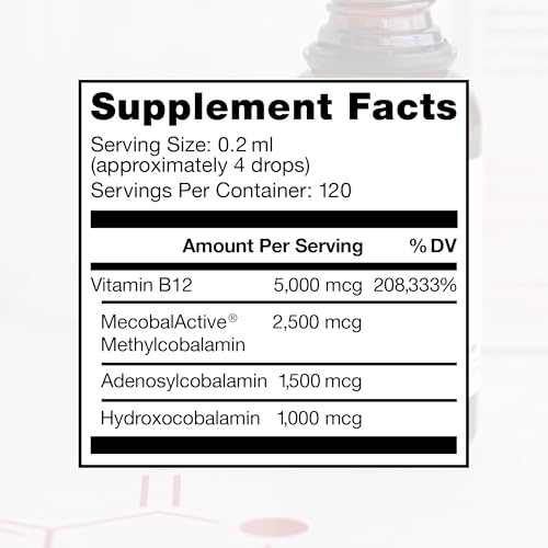 Pure Therapro Rx B12 méthylée, forme avancée, potentiellement utile pour l'énergie.