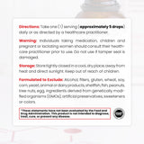 Étiquette claire Pure TheraPro Rx B12 sublingual facilite dosage régulier.
