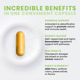 Emballage Pure TheraPro Rx Nrf2 Boost, flacon vegan et sans allergènes.