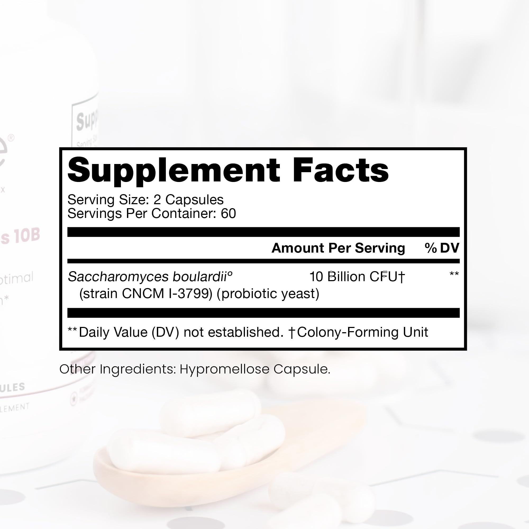 Pure TheraPro Rx probiotiques sans agents de remplissage pour plus de pureté.