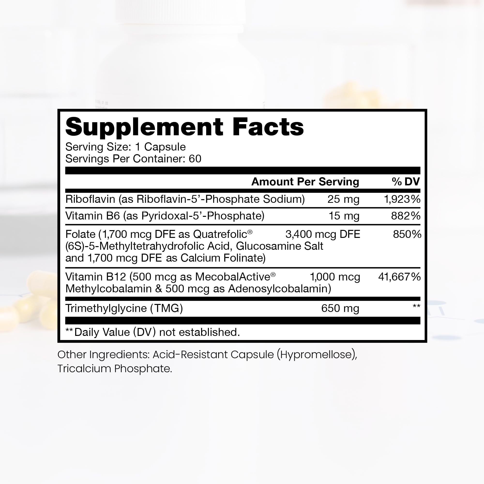 Pure Therapro Rx Quatrefolic 5-MTHF : activation ciblée du folate