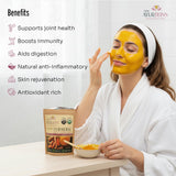 PureAyurbliss Turmeric - Ingrédient aromatique pour recettes et soins maison.
