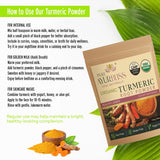 PureAyurbliss Turmeric - Préparation lait doré pour boisson chaude.