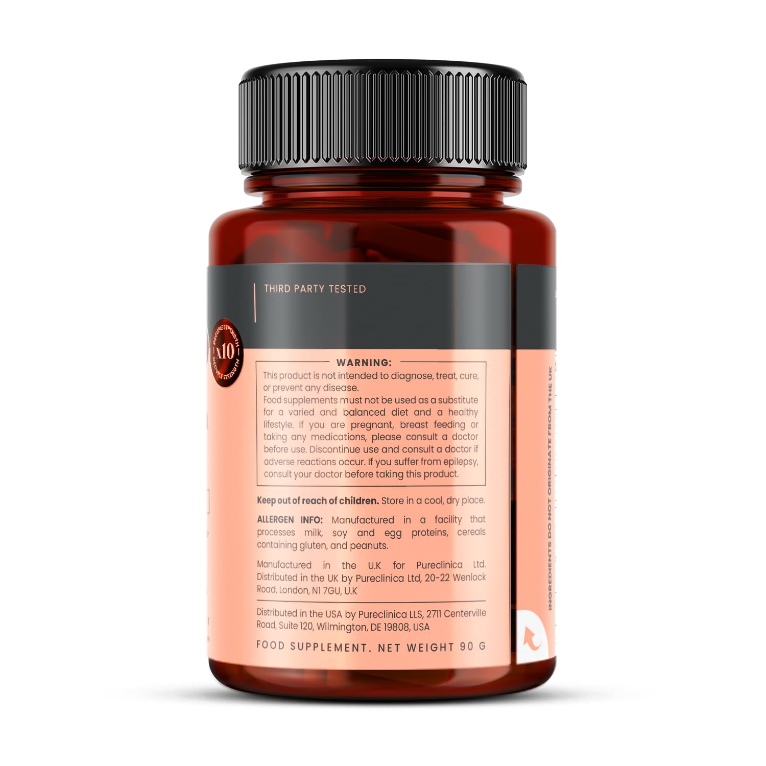 Pureclinica Silice Double Puissance – comprimés de 500 mg prêle, source naturelle de silice.