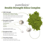Pureclinica Silice Double Puissance – offre 2 bouteilles, valeur et stockage aisés.
