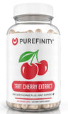 Purefinity capsules cerise acide – bouteille présentant le produit et soutien potentiel des articulations.