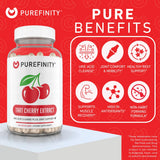 Purefinity extrait cerise acide – gélules remplies d'extrait naturel.