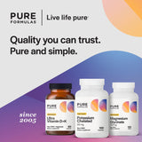 PureFormulas Potassium 99 mg, hydratation quotidienne pour équilibre et performance.