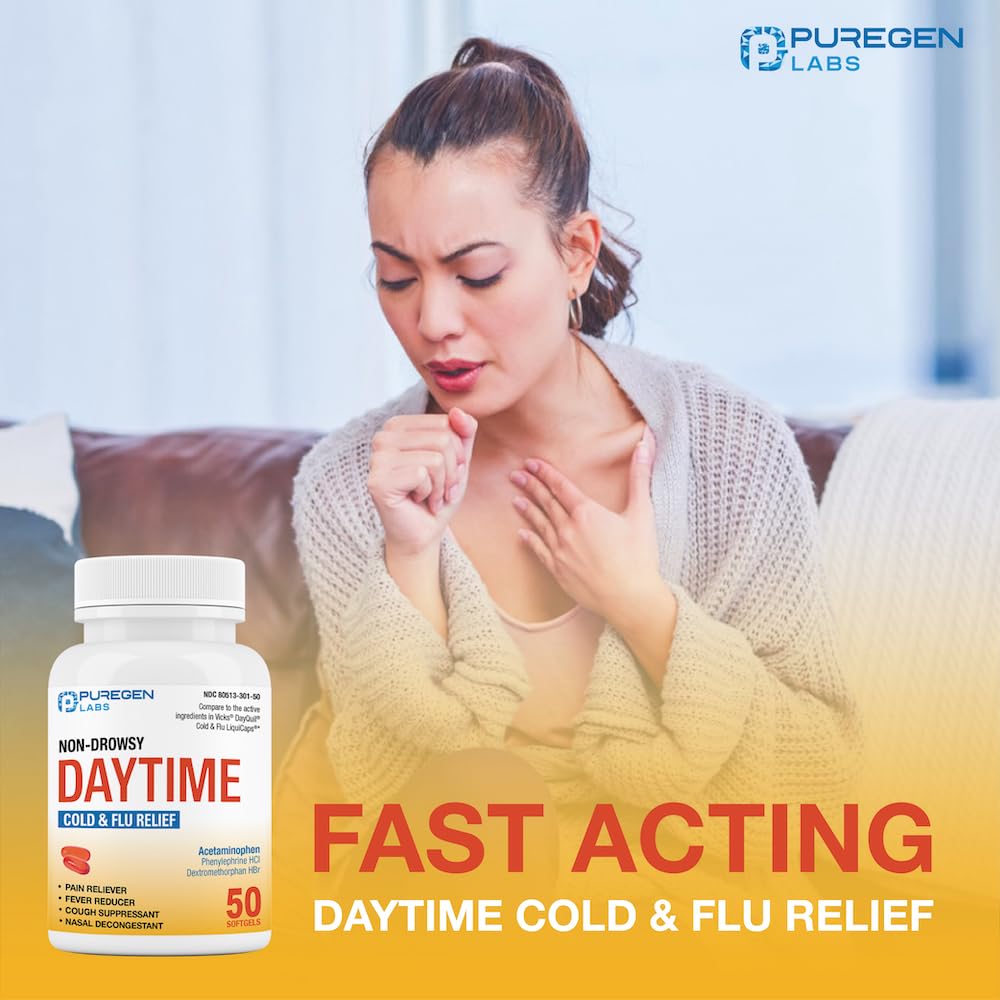 Puregen Labs DayTime activité quotidienne, usage pour rester actif