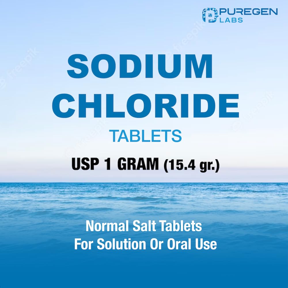 Dissoudre dans eau distillée 120 ml pour solution isotonique Puregen