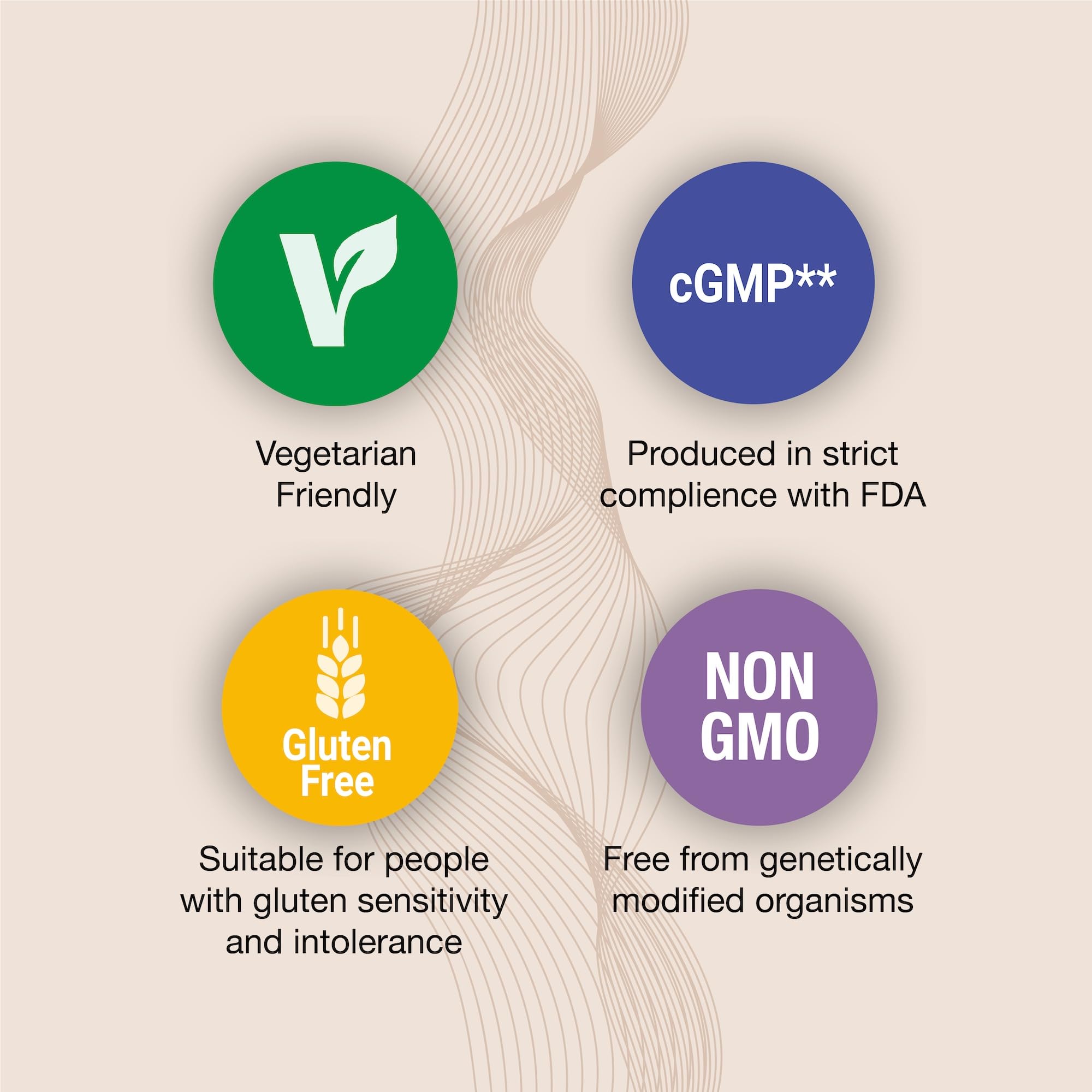 Étiquette Puregen Labs Cannelle Ceylon bio avec informations de qualité et origine.