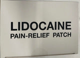 Puregen Labs Patch lidocaïne 4% pour le coude, soulagement ciblé.
