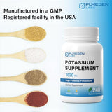 Ingrédients et provenance Puregen Labs Potassium Bicarbonate, traçabilité et contrôles.