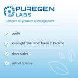Puregen Labs Senna-S packaging-pratique, rangement facile dans la pharmacie.