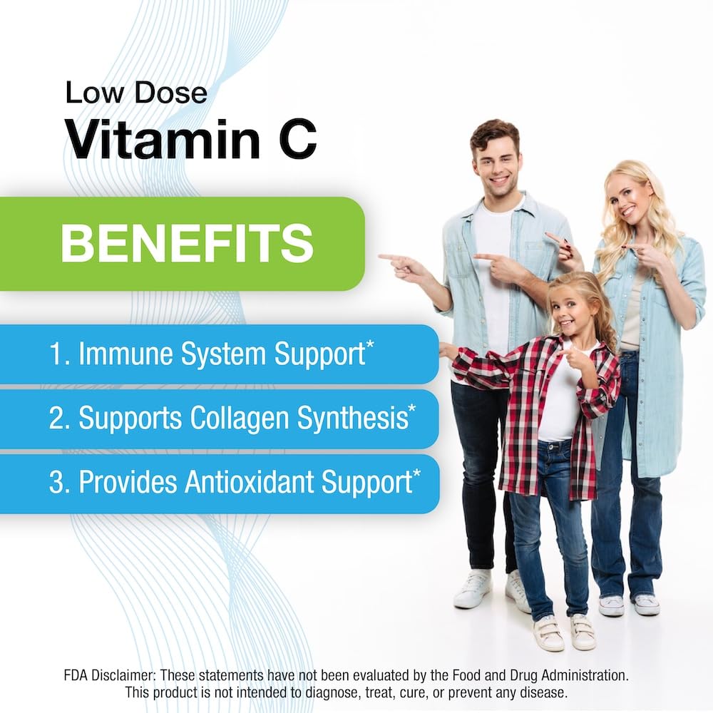 Puregen Labs Vitamine C 250 mg – comprimés ovales prêts à consommer