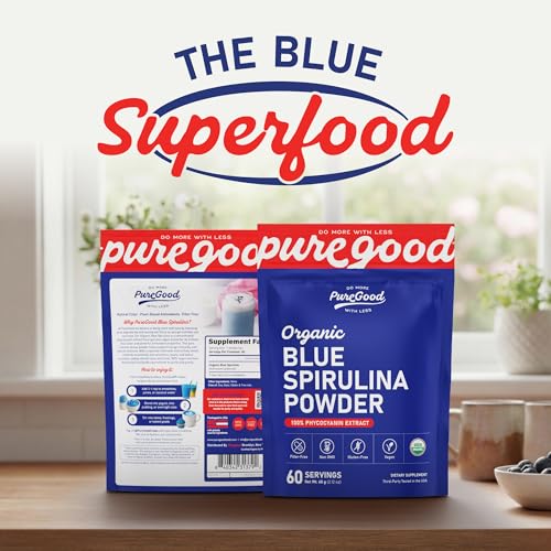 PureGood extrait bleue, couleur intense avec dosage précis pour recettes.