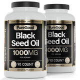 PureGood huile de nigelle capsules 500 mg, soutien potentiel à la digestion