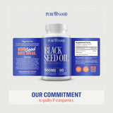 PureGood capsules huile de nigelle 500 mg, équilibre digestif potentiel