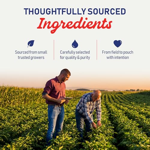 PureGood poudre bleue pour boissons et smoothies, mélange lisse et homogène.