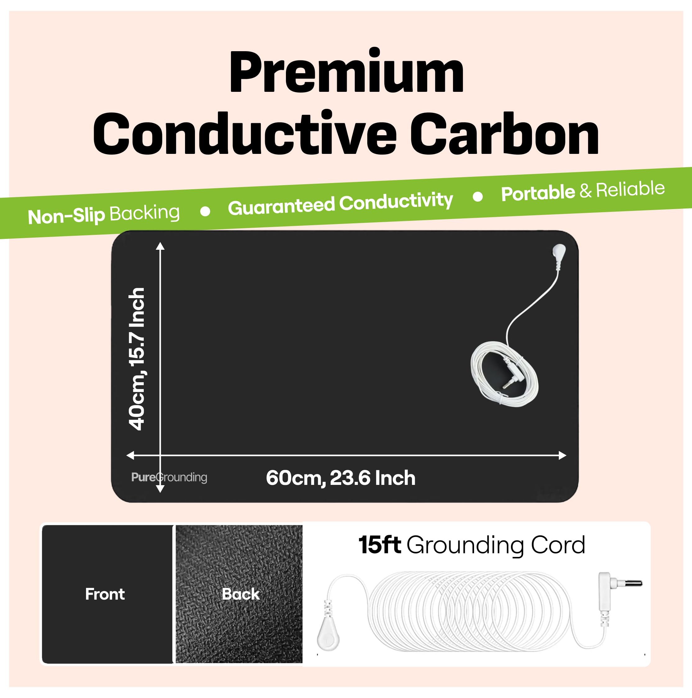 PureGrounding Tapis d’ancrage utilisation quotidienne pour intégrer la routine.