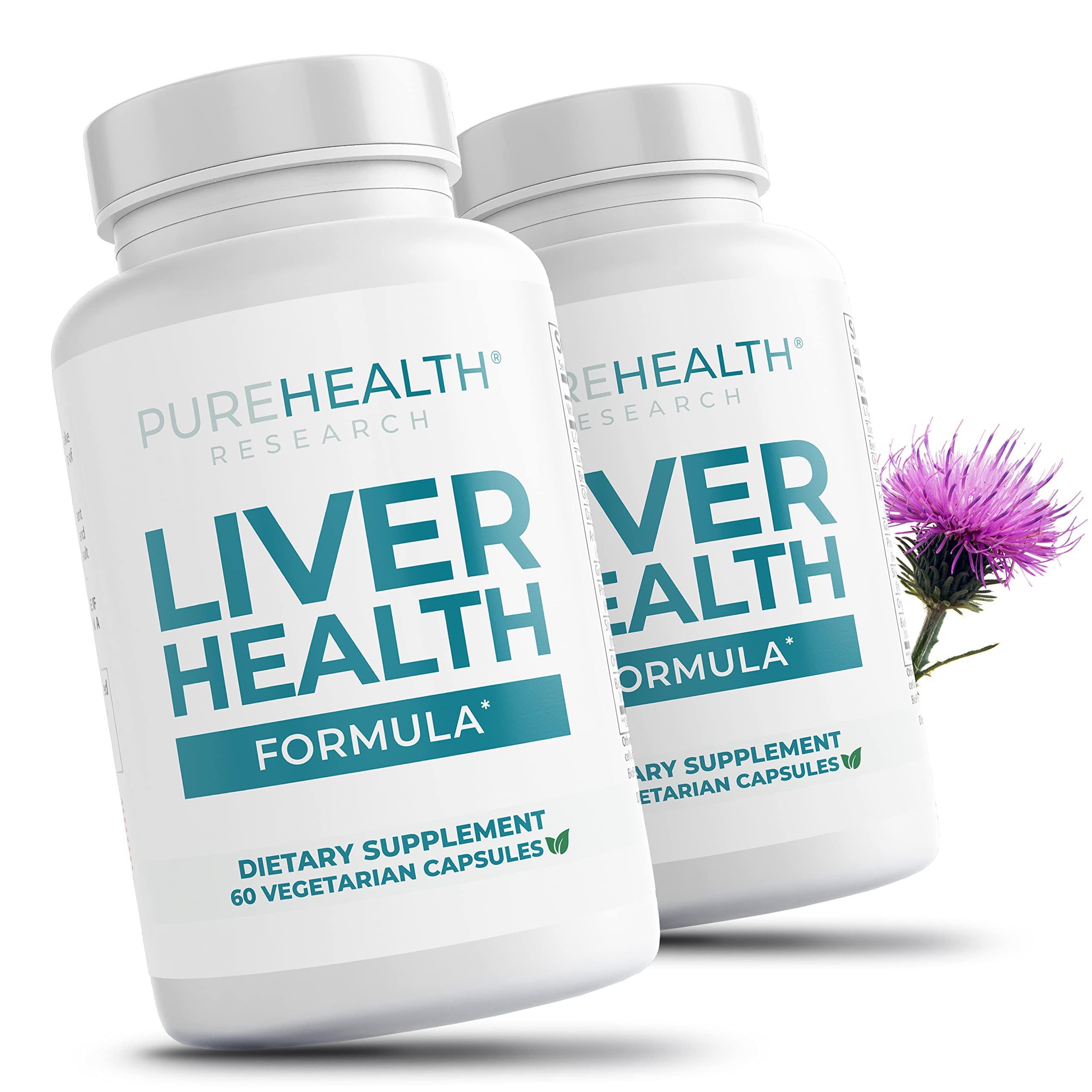 PureHealth Research - bouteille Liver Health, soutien possible du foie et detox doux