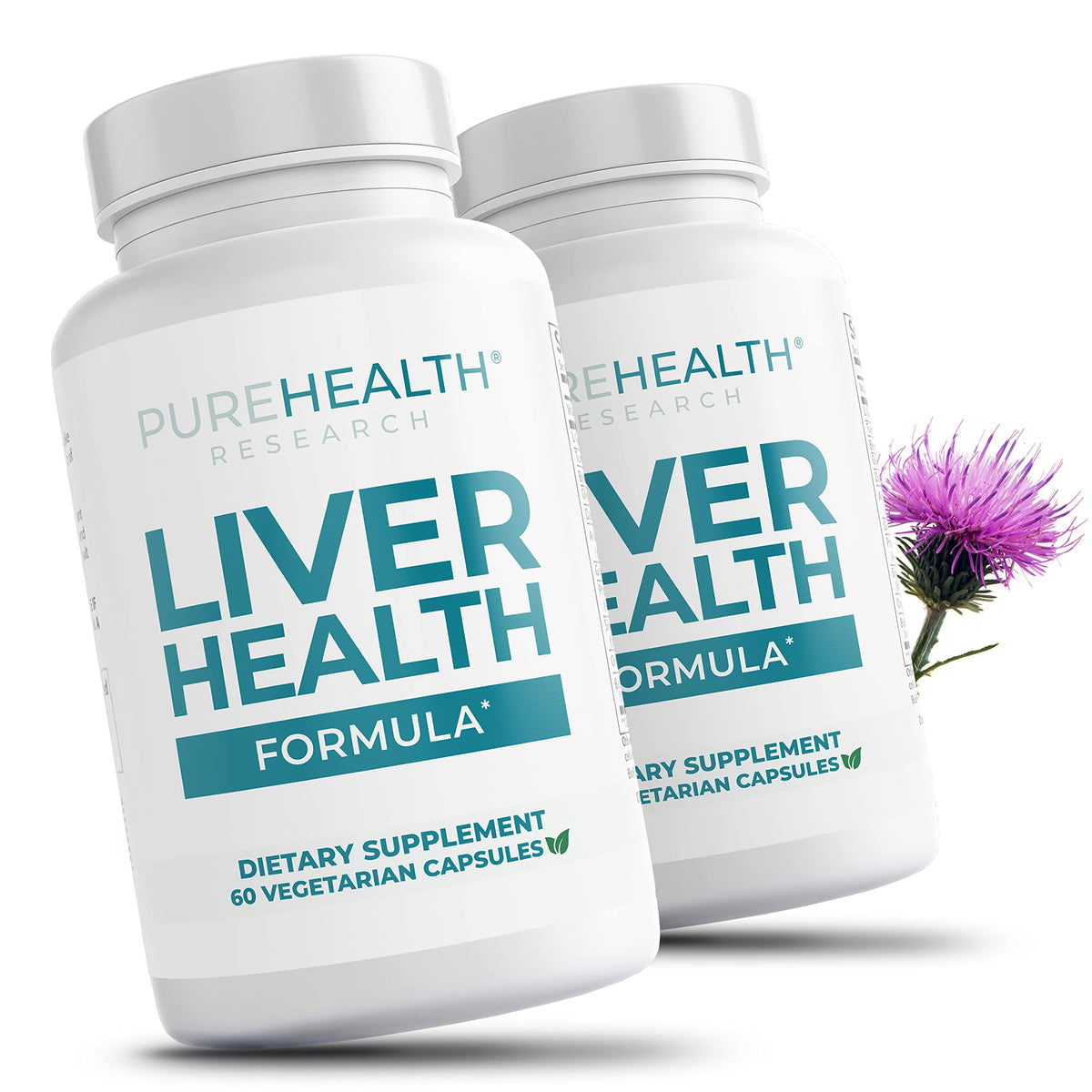PureHealth Research - bouteille Liver Health, soutien possible du foie et detox doux
