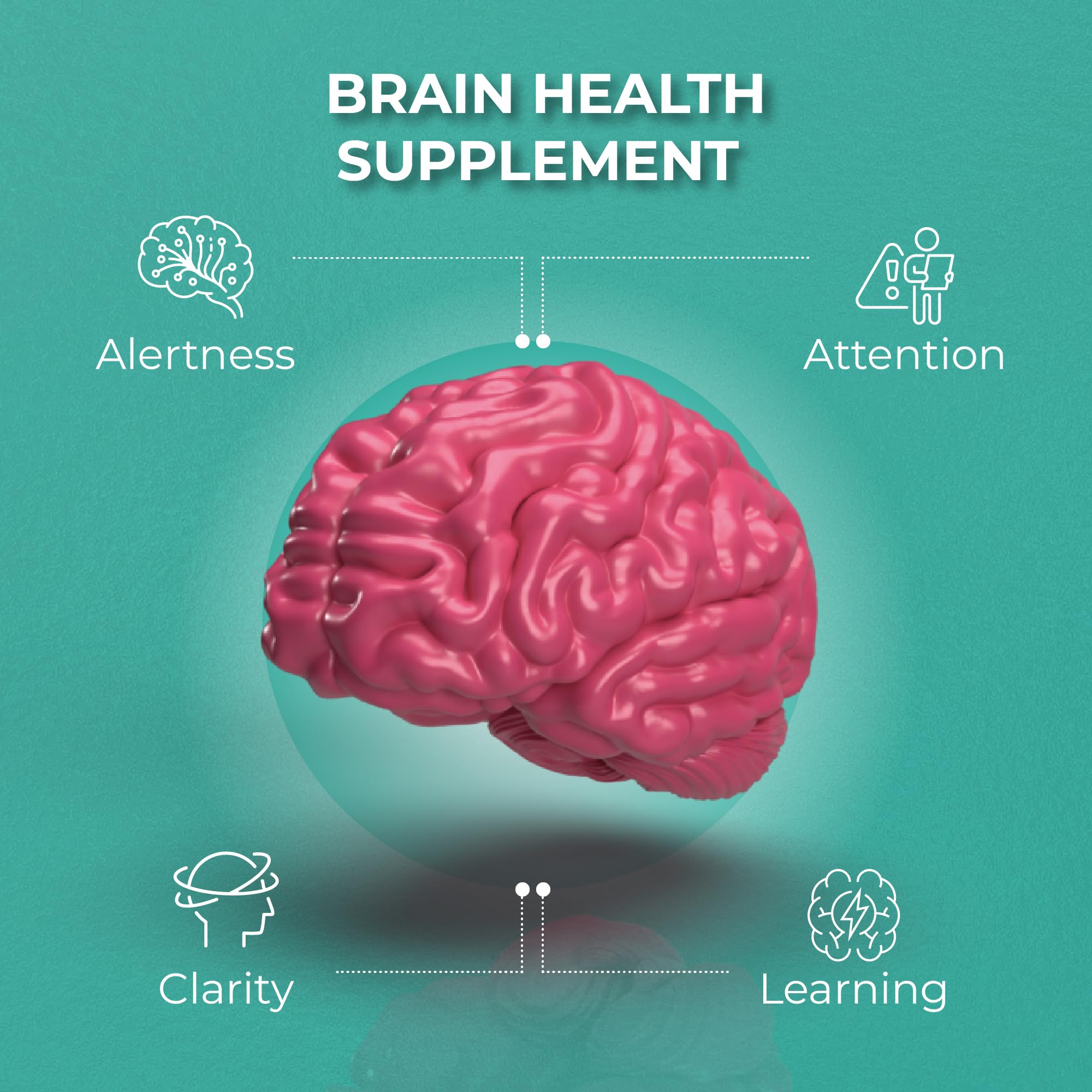 Etiquette arrière Ageless Brain — informations nutritionnelles et conseils d’utilisation.