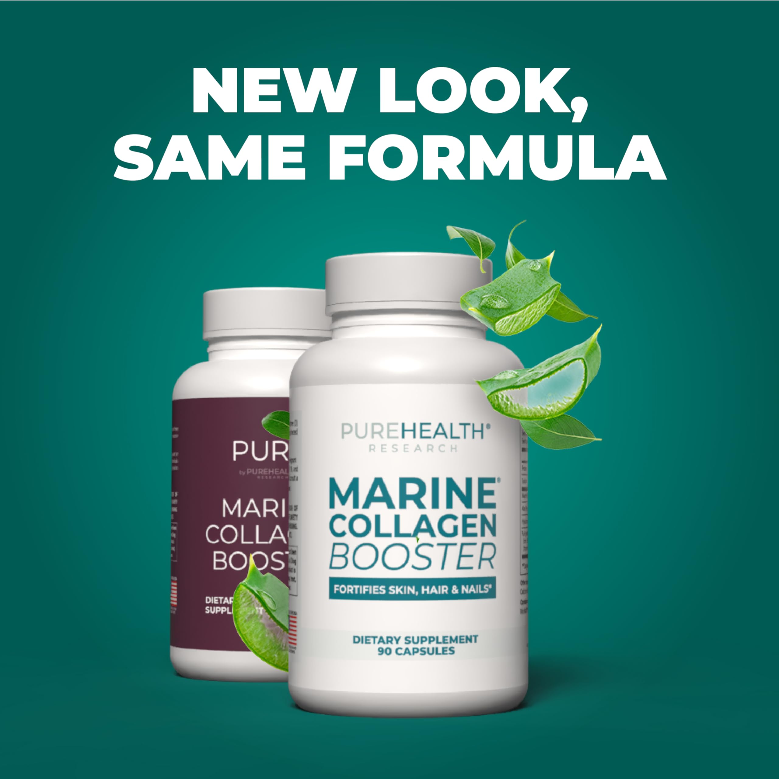 PureHealth Research Marine Collagen — extrait d'aloé véra, hydratant et nourrissant pour la peau