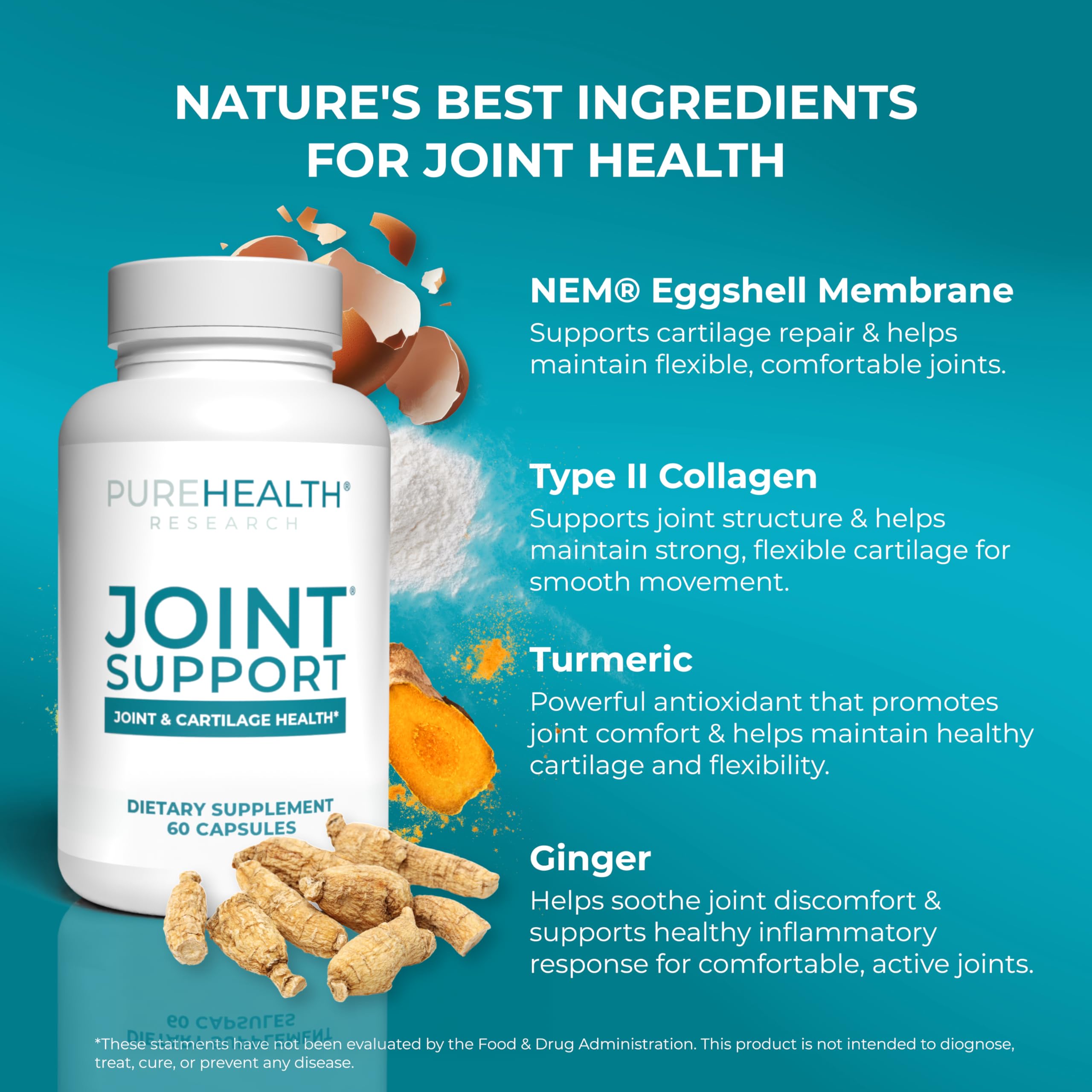 Extrait de Boswellia PureHealth Research, soutien potentiel des articulations après l'effort.