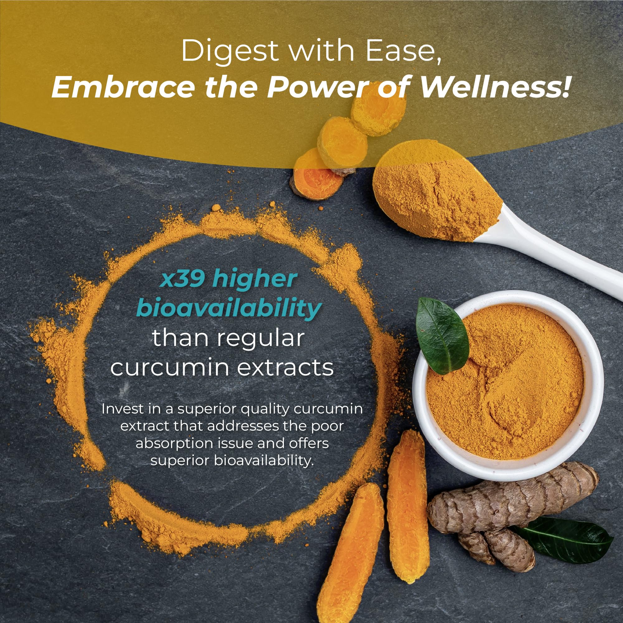 PureHealth Research Extrait Curcumine – fabriqué aux États‑Unis, ingrédients biologiques et sans allergènes.