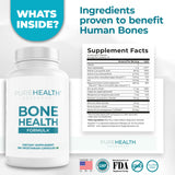 PureHealth Research Fer Zinc Cuivre — nutriments clés dans la formule osseuse.