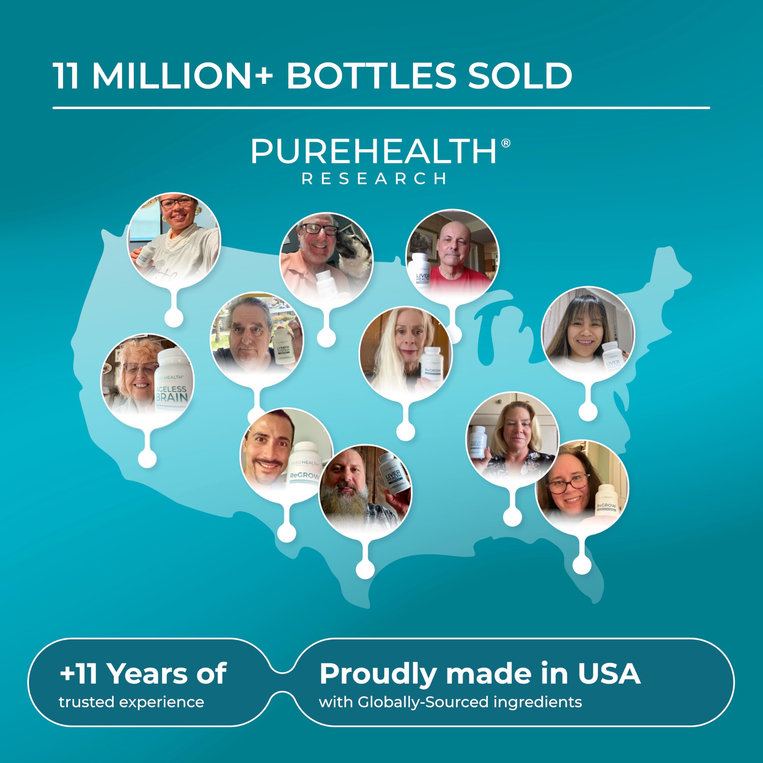 PUREHEALTH RESEARCH Formule Vision Complète – idéal pour adultes et seniors souhaitant soutenir la vision au quotidien.