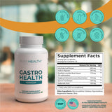PureHealth Research Gastro Health Formula: capsules faciles à avaler pour le bien-être digestif quotidien.