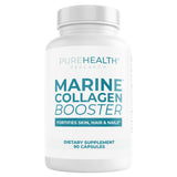 PureHealth Research Marine Collagen, flacon de capsules, soutien potentiel à l'élasticité et l'éclat de la peau