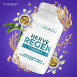 Composition de PUREHEALTH RESEARCH Nerve Regen et sa formule nutritive