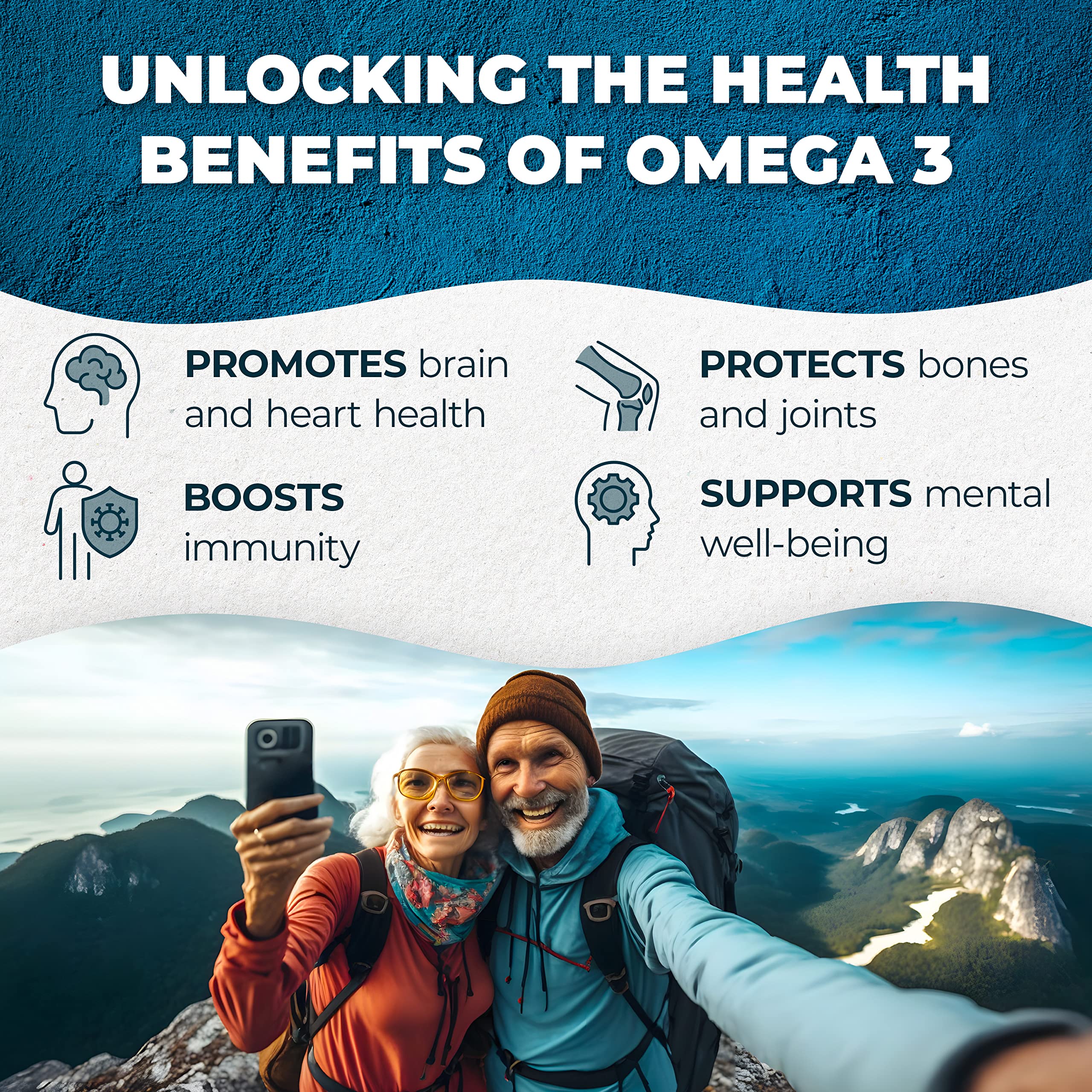 PureHealth Research Omega3 bien etre articulations: flexibilite et confort quotidien.