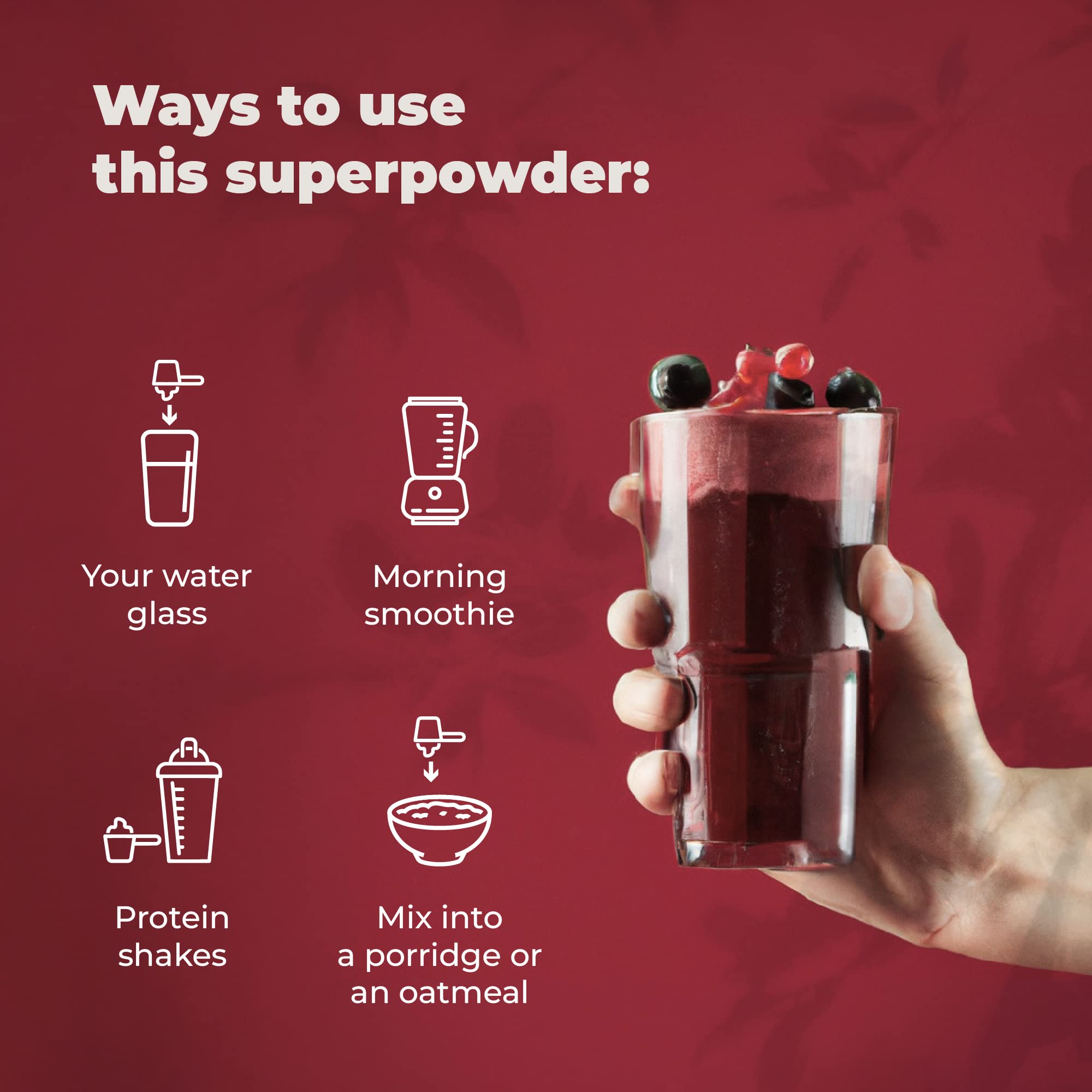 PureHealth Research Poudre Reds – probiotiques intégrés, soutien digestif potentiel.