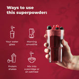 PureHealth Research Poudre Reds – probiotiques intégrés, soutien digestif potentiel.